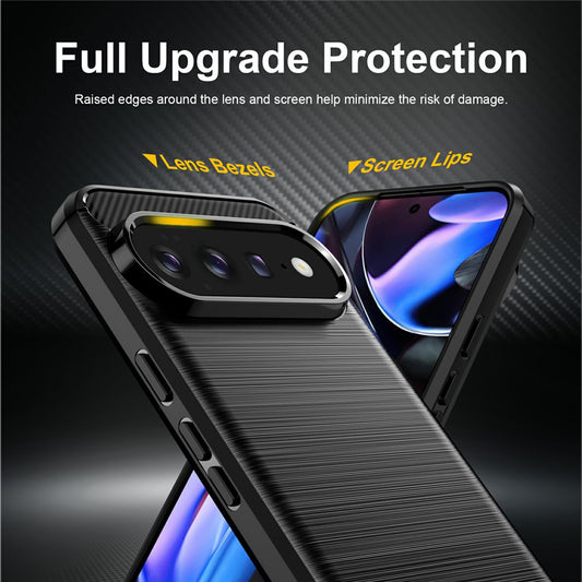 Hoes voor Google Pixel 11 Pro XL, Techsuit, Carbon, Zwart