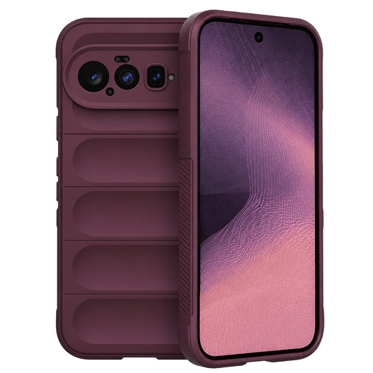 Hoesje voor Google Pixel 11, Techsuit, Magic Shield, Bordeaux