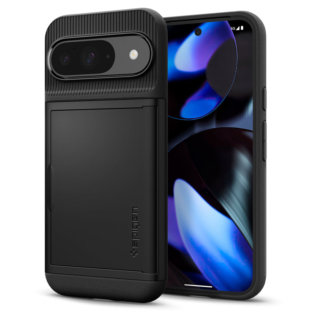 Coque pour Google Pixel 9/9 Pro, Spigen, Slim Armor CS, Noir ACS07695 