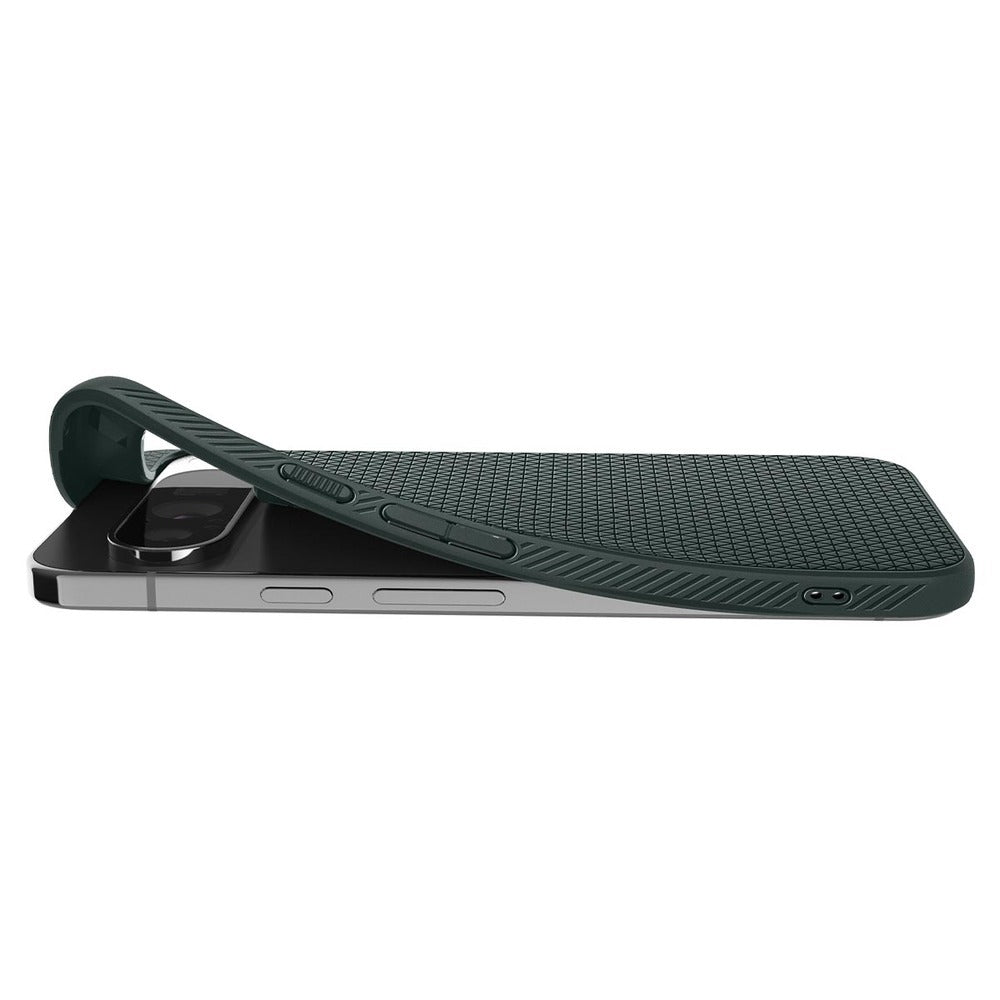 Hoes voor Google Pixel 9 Pro XL, Spigen, Liquid Air, Groen ACS07717