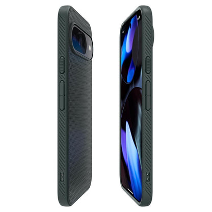 Hoes voor Google Pixel 9 Pro XL, Spigen, Liquid Air, Groen ACS07717
