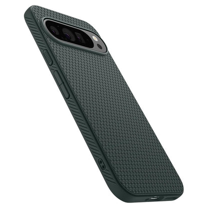 Hoes voor Google Pixel 9 Pro XL, Spigen, Liquid Air, Groen ACS07717