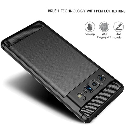 Coque pour Google Pixel 6 Pro, Techsuit, Carbone, Noire