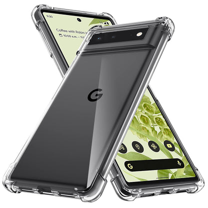 Hülle für Google Pixel 6 Pro, Techsuit, stoßfest klar, transparent