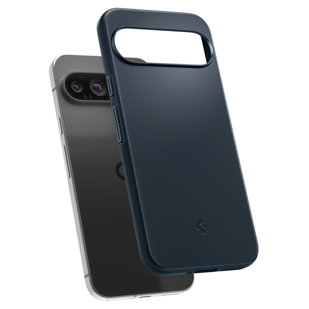 Hoes voor Google Pixel 9 Pro XL, Spigen, Thin Fit, Marineblauw ACS07732