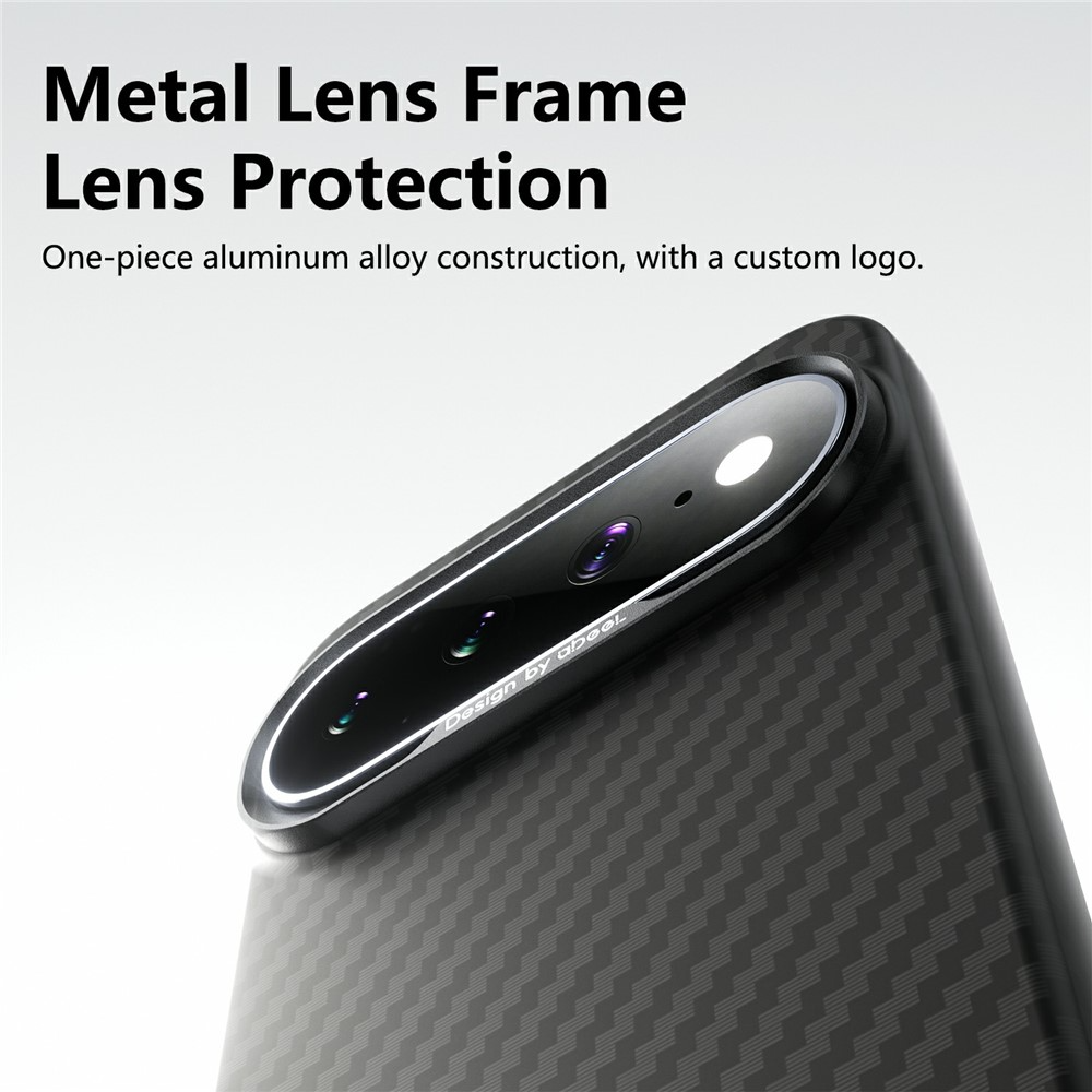 Hülle für Google Pixel 10 Pro / 10, Abeei, Carbon Minimalistisch, Schwarz