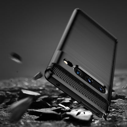 Hülle für Google Pixel 7 Pro, Techsuit, Carbon, Schwarz