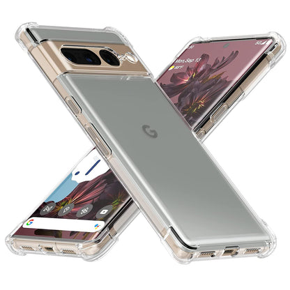 Hülle für Google Pixel 7 Pro, Techsuit, stoßfest klar, transparent