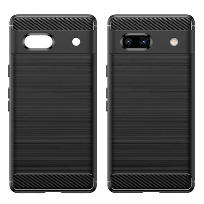Hülle für Google Pixel 7a, Techsuit, Carbon, Schwarz