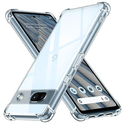 Hülle für Google Pixel 7a, Techsuit, stoßfest klar, transparent