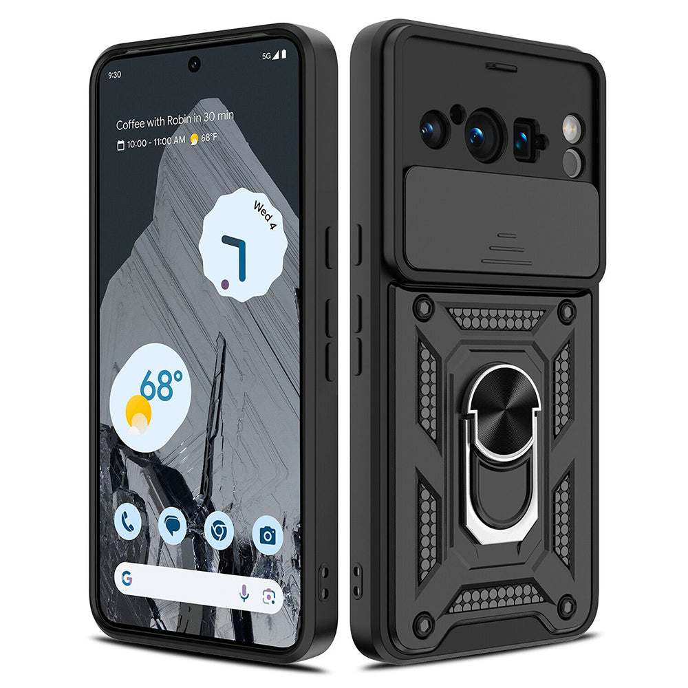 Coque pour Google Pixel 8 Pro, Techsuit, CamShield, Noire