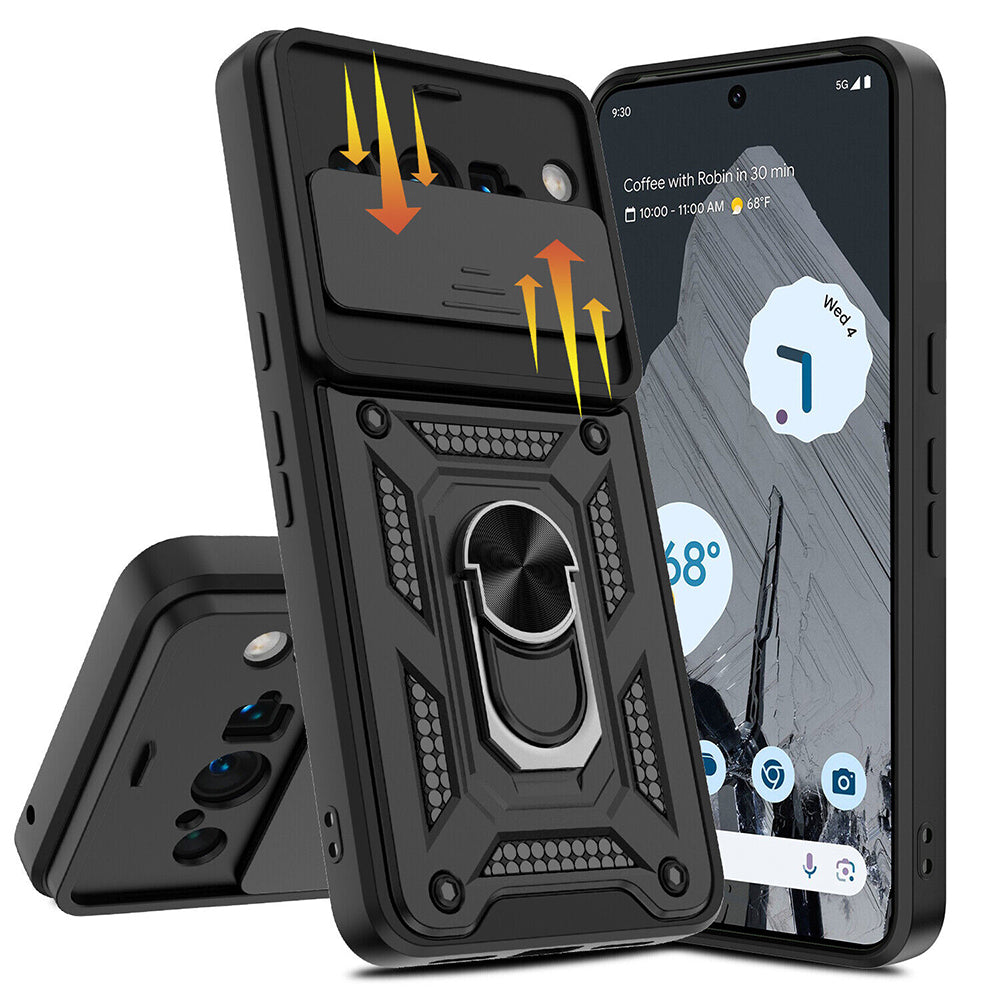 Coque pour Google Pixel 8 Pro, Techsuit, CamShield, Noire