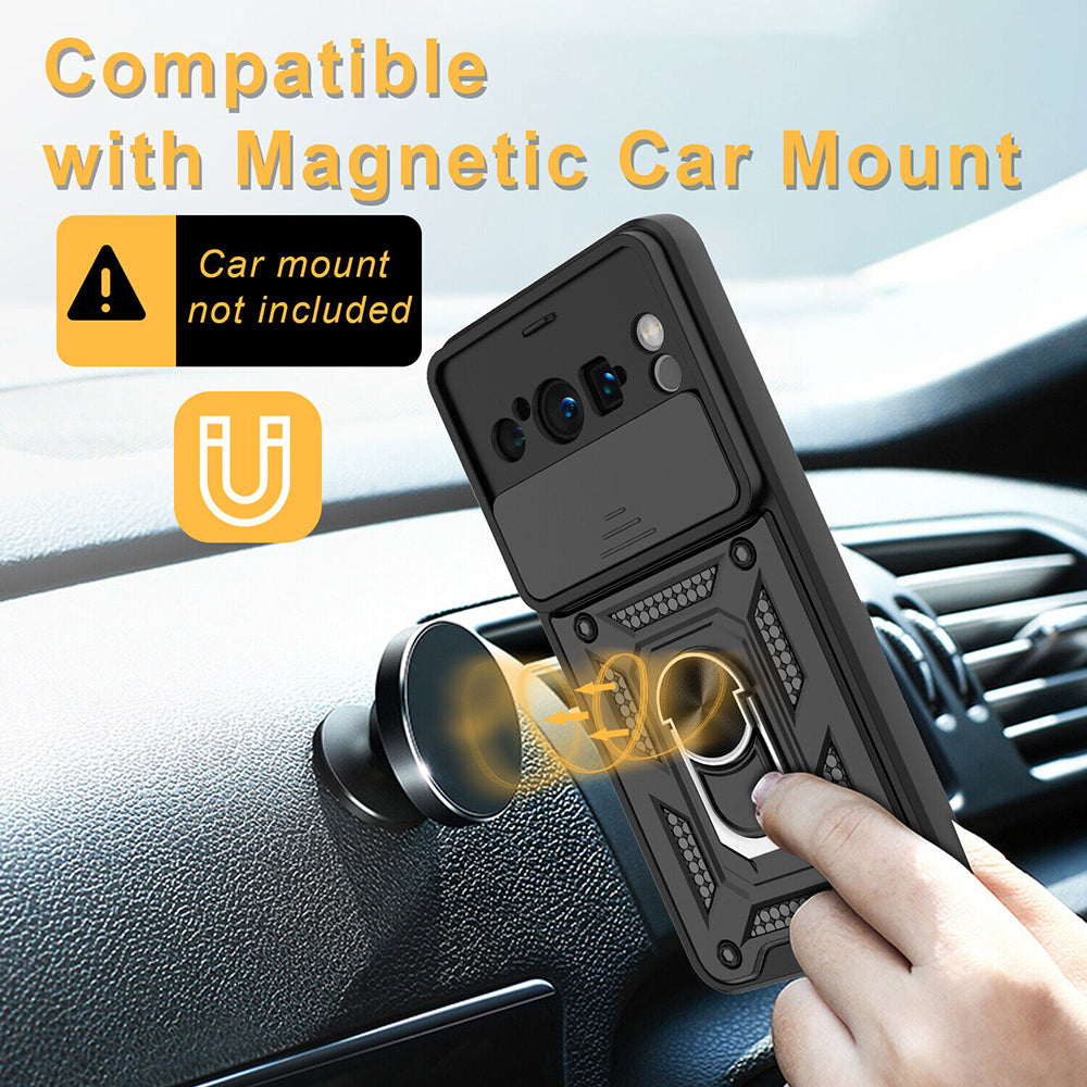 Coque pour Google Pixel 8 Pro, Techsuit, CamShield, Noire