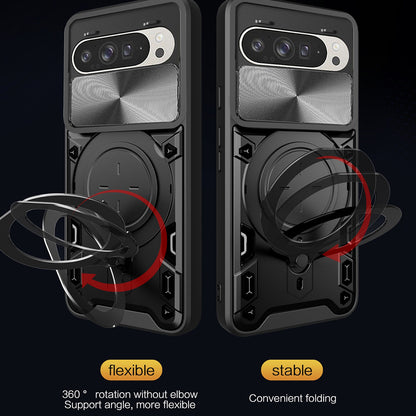 Coque pour Google Pixel 9 / 9 Pro, Techsuit, CamGuard Pro, Rose Doré