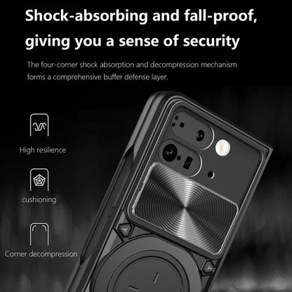 Coque pour Google Pixel 9 Pro Fold, Techsuit, CamGuard Pro, Rouge
