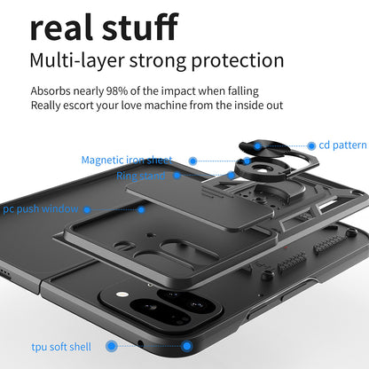 Coque pour Google Pixel 9 Pro Fold, Techsuit, CamShield, Rose