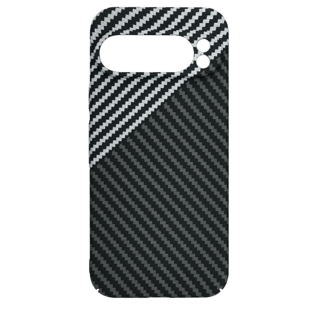 Coque pour Google Pixel 9 Pro, Techsuit, Carbonite FiberShell, Noir Gris