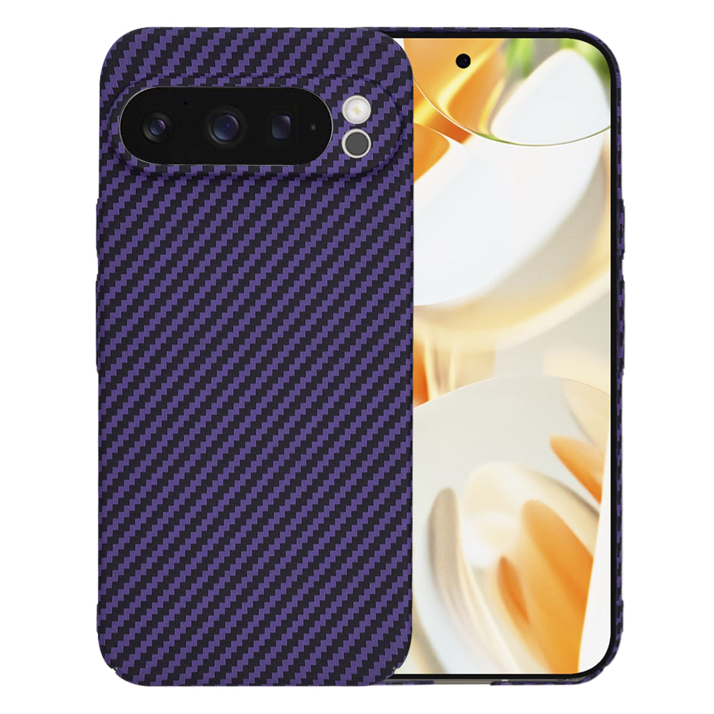 Coque pour Google Pixel 9 Pro, Techsuit, Carbonite FiberShell, Violet