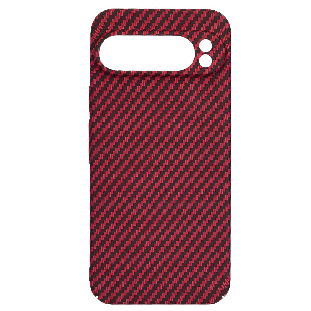 Hoes voor Google Pixel 9 Pro, Techsuit, Carbonite FiberShell, Rood