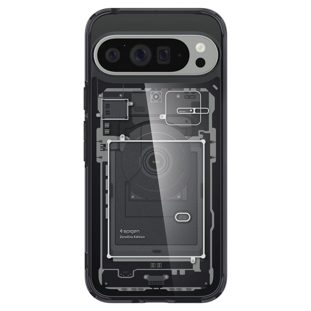 Hülle für Google Pixel 9 Pro XL, Spigen, Ultra Hybrid Zero One, Schwarz ACS07722