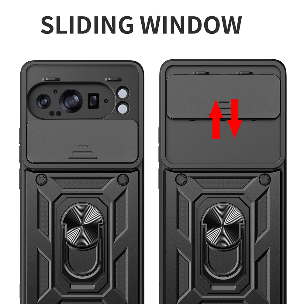 Coque pour Google Pixel 9 Pro XL, Techsuit, CamShield, Noire