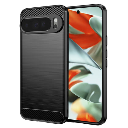 Hoes voor Google Pixel 9 Pro XL, Techsuit, Carbon, Zwart