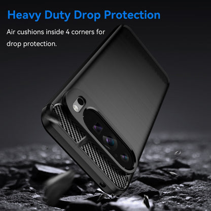 Hoes voor Google Pixel 9 Pro XL, Techsuit, Carbon, Zwart