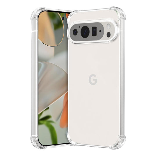 Hoes voor Google Pixel 9 Pro XL, Techsuit, Schokbestendig Helder, Transparant