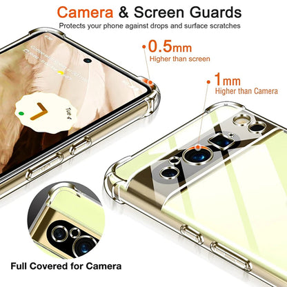 Hülle für Google Pixel 9 Pro XL, Techsuit, stoßfest klar, transparent