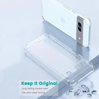 Case for Google Pixel 9, Techsuit, Shockproof Clear, Transparent