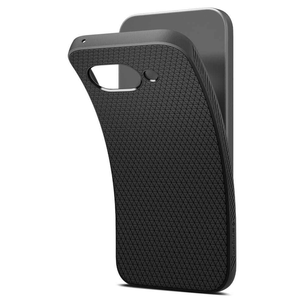 Étui pour Google Pixel 9a, Spigen, Liquid Air, Noir Mat ACS09039