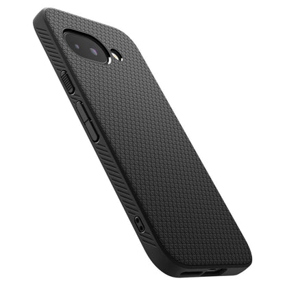 Étui pour Google Pixel 9a, Spigen, Liquid Air, Noir Mat ACS09039