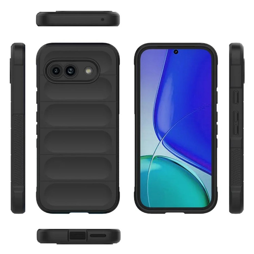 Coque pour Google Pixel 9a, Techsuit, Magic Shield, Noire