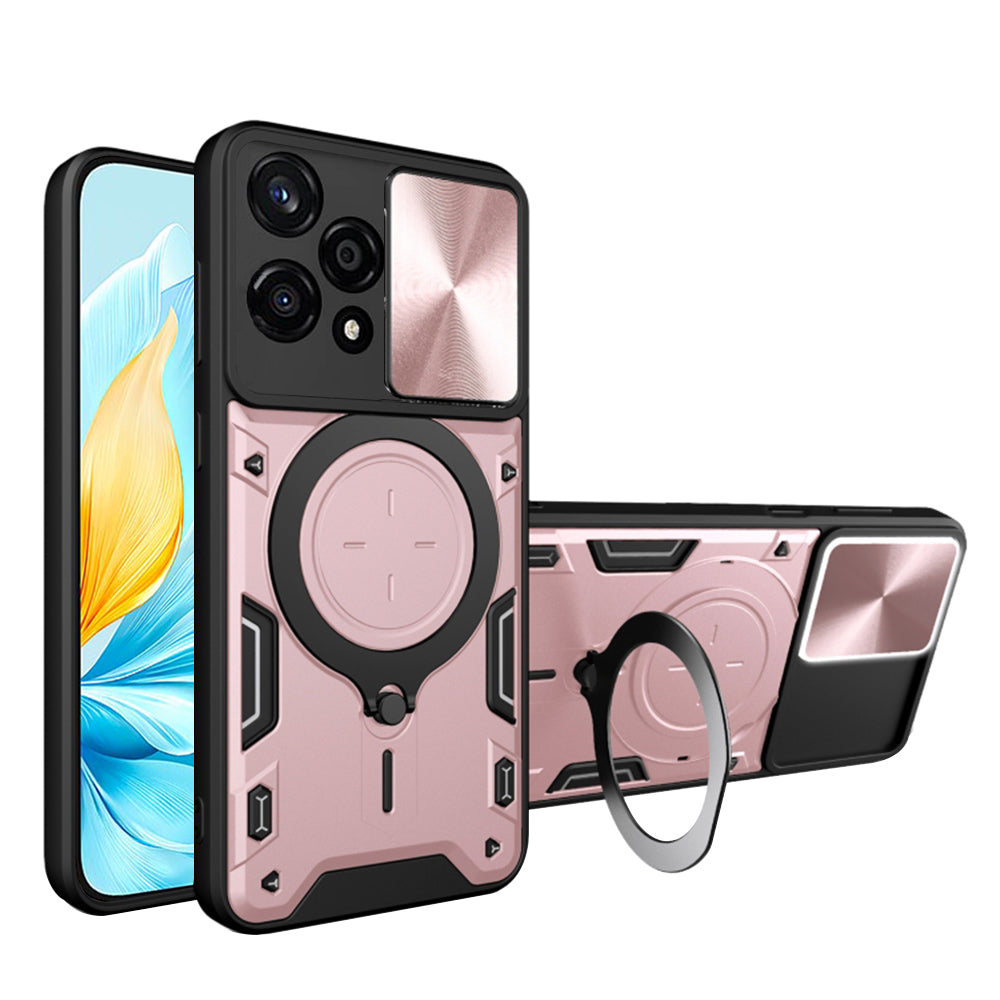 Case for Honor 200 Lite, Techsuit, CamGuard Pro, Rose Gold