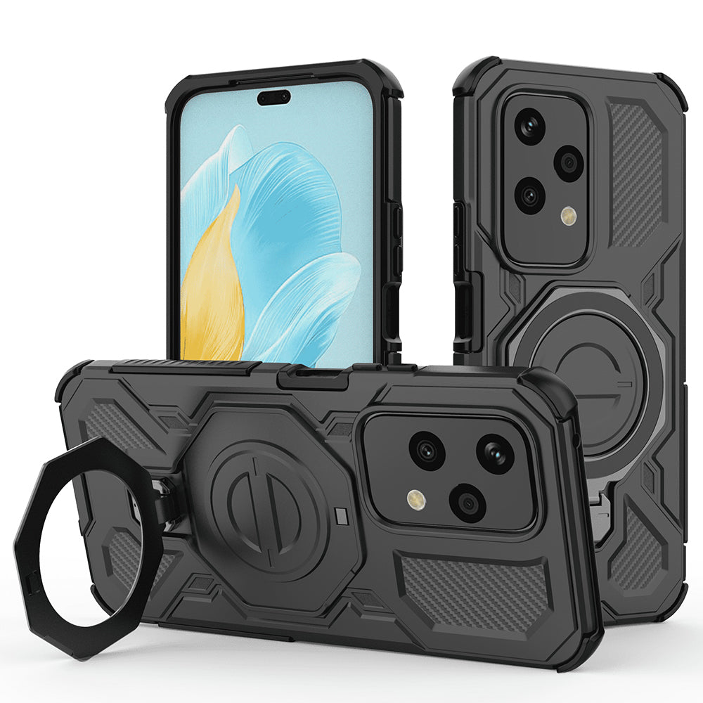 Case for Honor 200 Lite, Techsuit, Carbon Shield Pro, Black