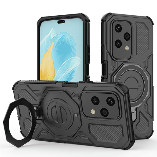 Hoes voor Honor 200 Lite, Techsuit, Carbon Shield Pro, Zwart