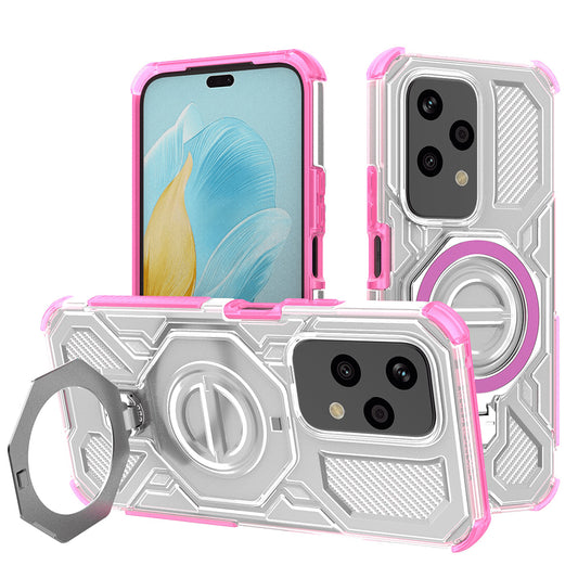 Hoes voor Honor 200 Lite, Techsuit, Carbon Shield Pro, Roze