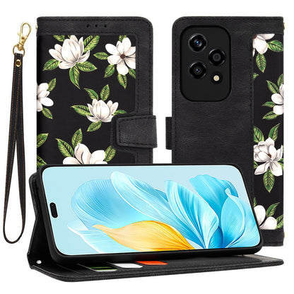 Coque pour Honor 200 Lite, Techsuit, FlipCraft, Noire