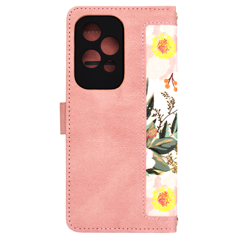 Hülle für Honor 200 Lite, Techsuit, FlipCraft, Rosa
