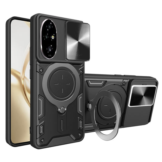 Hoes voor Honor 200 Pro, Techsuit, CamGuard Pro, Zwart