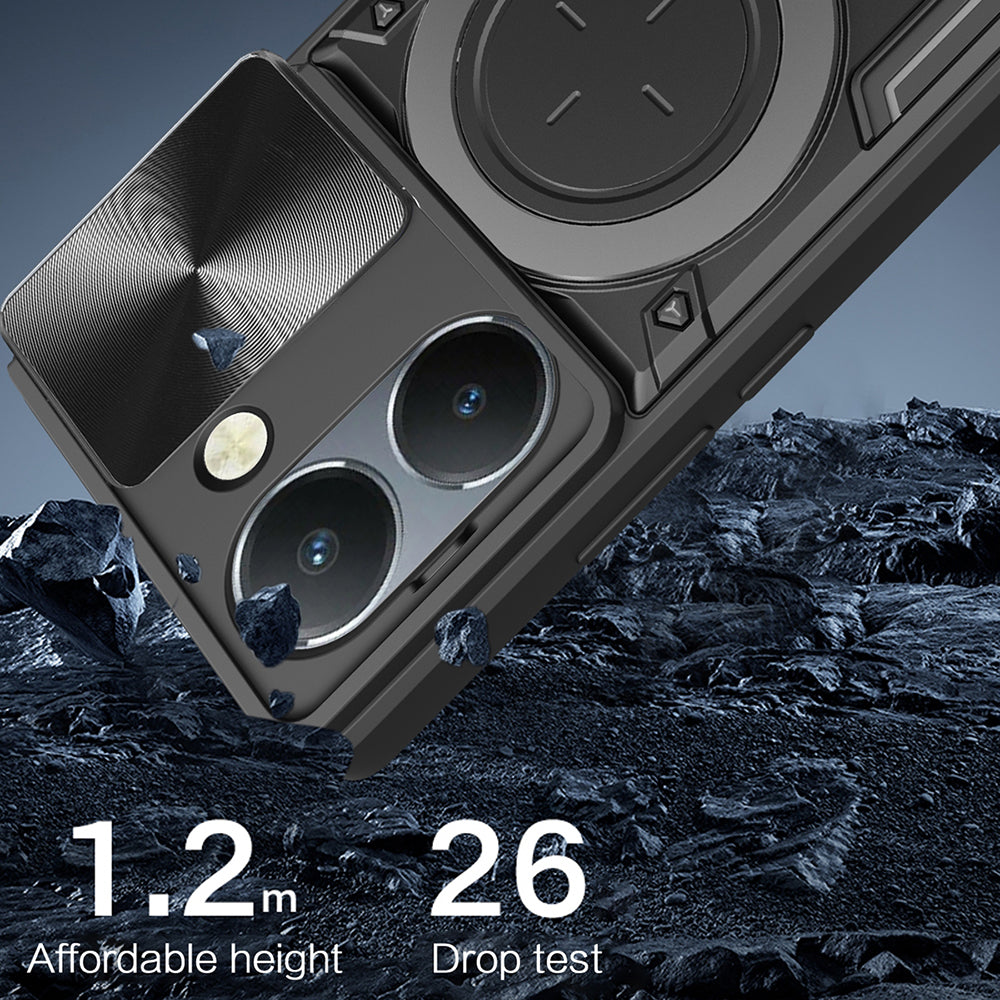 Hülle für Honor 200, Techsuit, CamGuard Pro, Schwarz