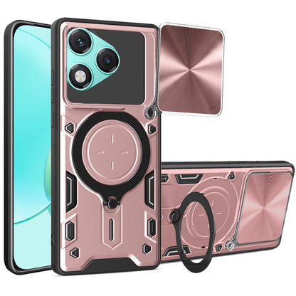 Coque pour Honor 400 Lite, Techsuit, CamGuard Pro, Rose Doré