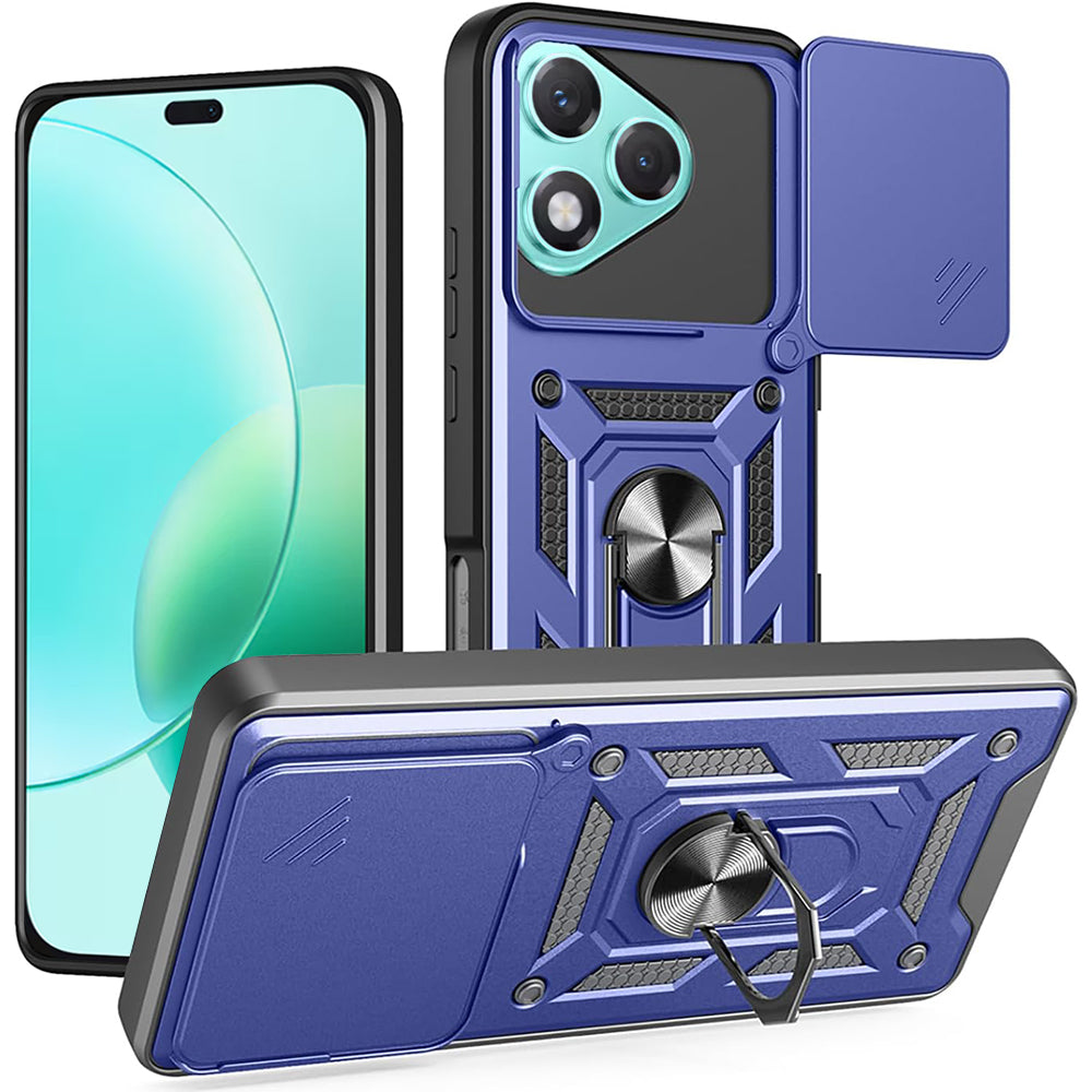 Coque pour Honor 400 Lite, Techsuit, CamShield, Bleue