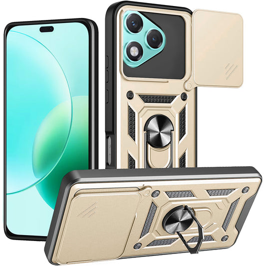 Hülle für Honor 400 Lite, Techsuit, CamShield, Gold