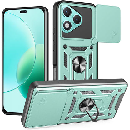 Coque pour Honor 400 Lite, Techsuit, CamShield, Vert