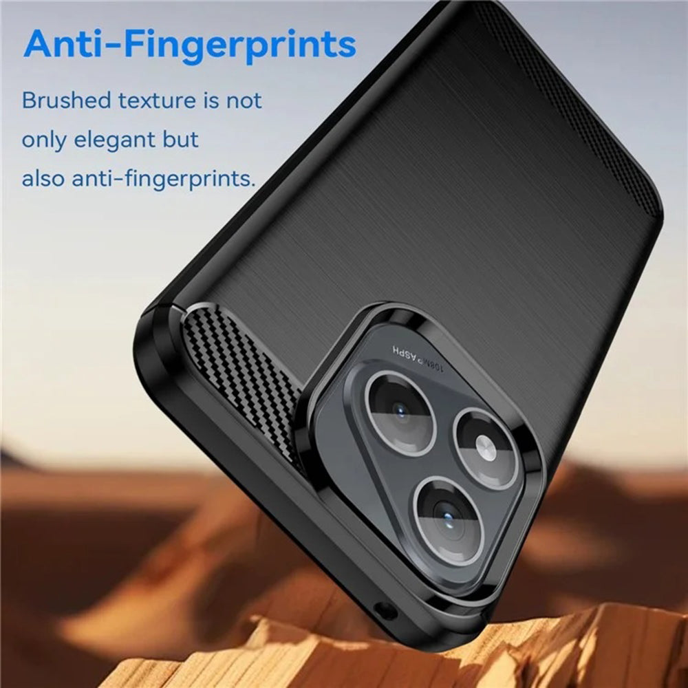 Coque pour Honor 400 Lite, Techsuit, Carbone, Bleue