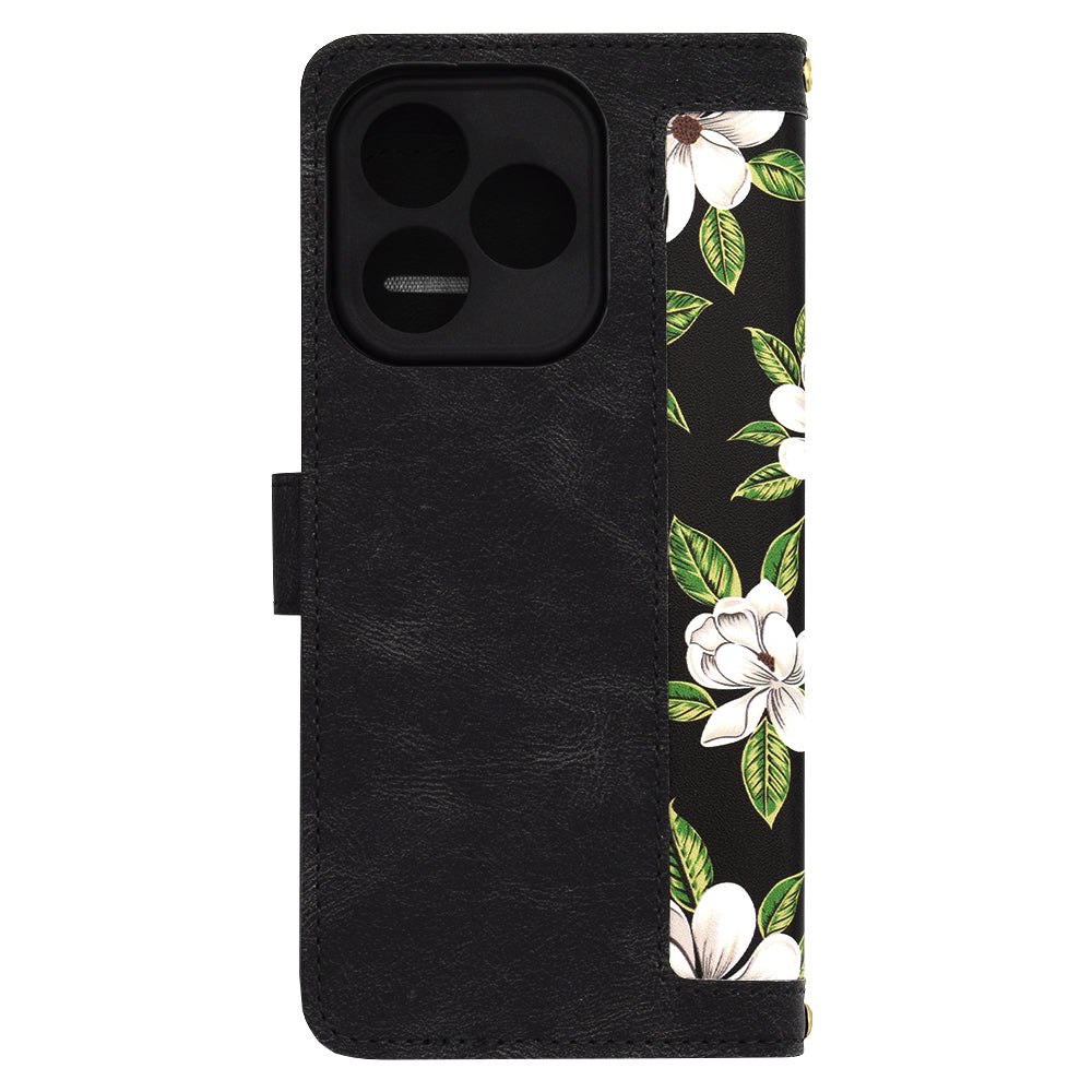 Hülle für Honor 400 Lite, Techsuit, FlipCraft, Schwarz