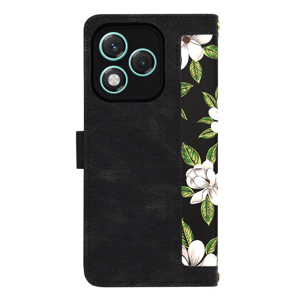 Hülle für Honor 400 Lite, Techsuit, FlipCraft, Schwarz