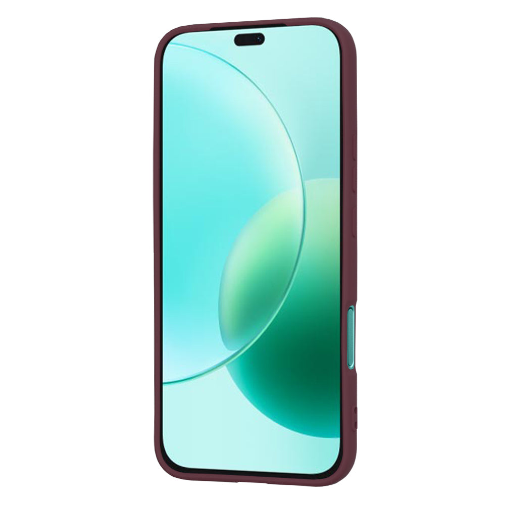 Hülle für Honor 400 Lite, Techsuit, SoftFlex, Weinrot