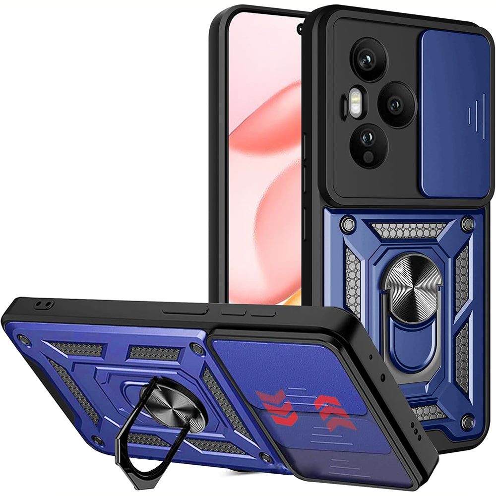 Coque pour Honor 400 Pro, Techsuit, CamShield, Bleue